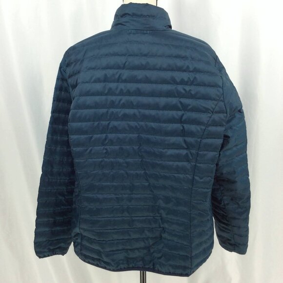 Eddie Bauer Microlight 650 Down Puffer Jacket Womens Size 2XL Teal Packable - Picture 5 of 10